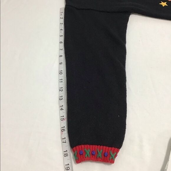 Tiara International Christmas Cardigan Sweater Size XL Holiday Sweater Stockings - Picture 8 of 15